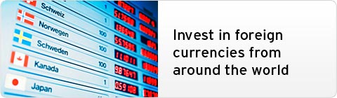 Invest in foreign currencies from around the world